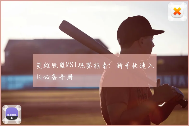英雄联盟MSI观赛指南:新手快速入门必备手册